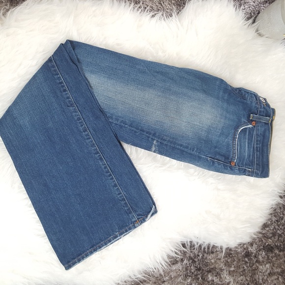 4/$25🎉 Lucky Brand | Medium Wash Dungarees - Picture 2 of 6